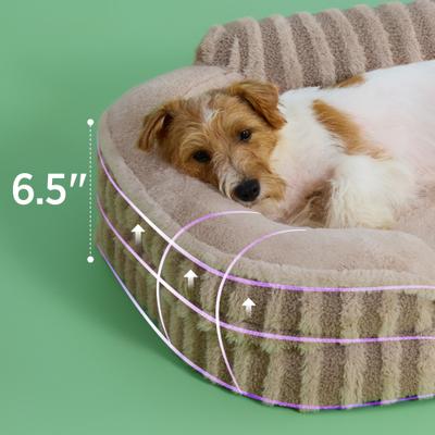 Lesure High-Back Orthopedic Dog Sofa Bed