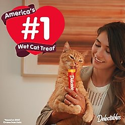 Hartz Delectables Squeeze Up Chicken, Tuna, Tuna & Salmon Variety Pack Grain-Free Lickable Cat Treats, 0.5-oz tube, 54 count slide 2 of 8