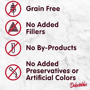 Hartz Delectables Squeeze Up Variety Pack Grain-Free Lickable Cat Treats, 0.5-oz tube, 54 count