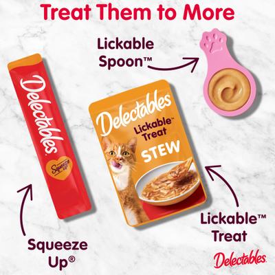 Show full view: Hartz Delectables Squeeze Up Chicken & Veggie Lickable Cat Treats, 0.5-oz tube, 32 count slide 9 of 11