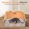 Show in main carousel: HOMAGICO Stainless Steel Cat Litter Box, Beige slide 2 of 10