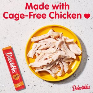 Hartz Delectables Squeeze Up Chicken Grain-Free Lickable Cat Treats, 0.5-oz tube, 32 count