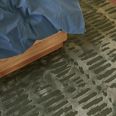 Show full view: Revival Rugs Shell Area Rug, Evergreen, Olive Green, 31 x 59-in slide 9 of 9