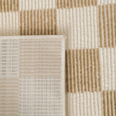 Show full view: Revival Rugs Gambit Area Rug, Camel, Bone Beige, Sandstone, 110 x 146-in slide 5 of 7