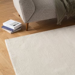 Revival Rugs Stripe Rug, Bone Beige, 8 x 10-ft slide 2 of 9