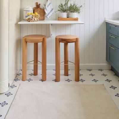 Show full view: Revival Rugs Stripe Area Rug, Bone Beige, 24 x 35-in slide 8 of 9