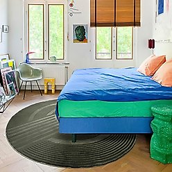 Revival Rugs Maru Area Rug, Evergreen, Olive Green, 94 x 94-in slide 2 of 8