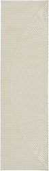 Revival Rugs Record Area Rug, Bone Beige, Pale Sage Gray, Sage Green, 31 x 108-in