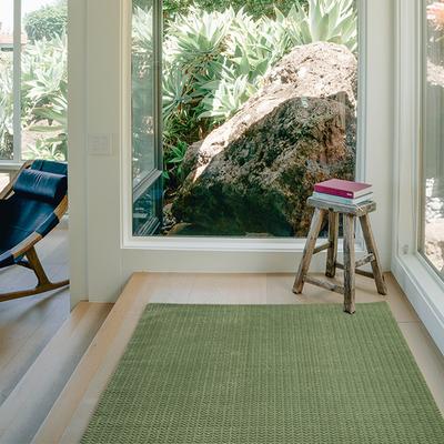 Show full view: Revival Rugs Rush Area Rug, Evergreen, Olive Green, 47 x 73-in slide 3 of 9