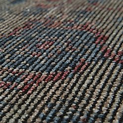 Revival Rugs Soulage Area Rug, Inky Black, Sandstone, Tan, Taupe, Crimson Red, Maroon, Slate Gray, Prussian Blue, 38 x 150-in slide 2 of 7
