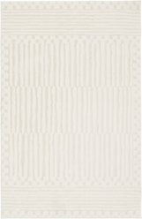 Revival Rugs Soloba Area Rug, Bone Beige, 47 x 73-in