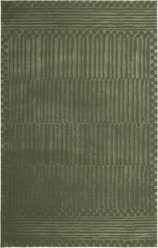 Revival Rugs Soloba Area Rug, Evergreen, Olive Green, 63 x 96-in