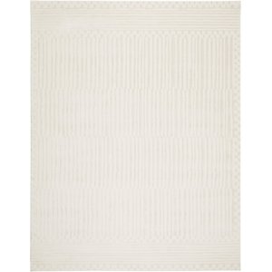 Revival Rugs Soloba Area Rug, Bone Beige, 94 x 120-in
