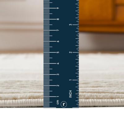 Show full view: Revival Rugs Maru Area Rug, Bone Beige, 63 x 63-in slide 7 of 9