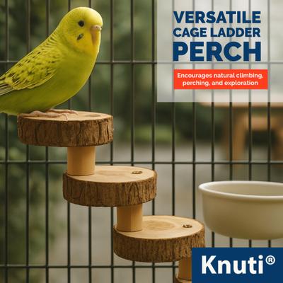 Show full view: KNUTI Bird Cage Wooden Ladder, Wood, Medium slide 3 of 8