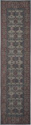 Revival Rugs Soulage Area Rug, Inky Black, Sandstone, Tan, Taupe, Crimson Red, Maroon, Slate Gray, Prussian Blue, 38 x 150-in slide 1 of 7