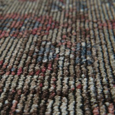 Show full view: Revival Rugs Soulage Area Rug, Inky Black, Walnut Brown, Espresso Brown, Sandstone, Tan, Taupe, Crimson Red, Maroon, Bone Beige, Slate Gray, Prussian Blue, 63 x 92-in slide 7 of 8