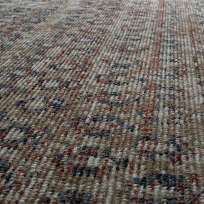 Show full view: Revival Rugs Noix Area Rug, Crimson Red, Maroon, Cadmium Red, Bone Beige, Slate Gray, Prussian Blue, Baby Blue, Sandstone, Tan, Taupe, 63 x 92-in slide 8 of 10