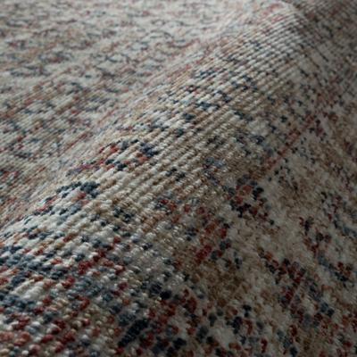 Show full view: Revival Rugs Noix Area Rug, Crimson Red, Maroon, Cadmium Red, Bone Beige, Slate Gray, Prussian Blue, Baby Blue, Sandstone, Tan, Taupe, 63 x 92-in slide 5 of 10