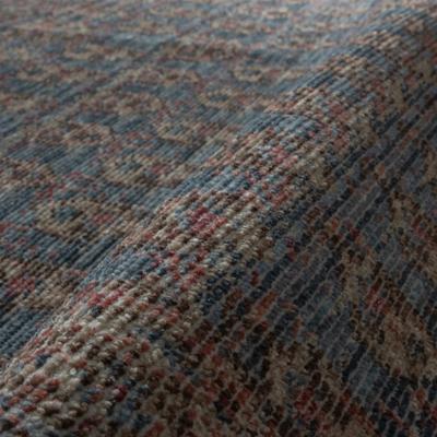 Show full view: Revival Rugs Noix Area Rug, Crimson Red, Maroon, Cadmium Red, Bone Beige, Slate Gray, Prussian Blue, Baby Blue, Sandstone, Tan, Taupe, Walnut Brown, 63 x 92-in slide 4 of 8