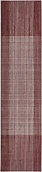Revival Rugs Porta Area Rug, Crimson Red, Maroon, Bone Beige, Cream, 34 x 142-in slide 1 of 7