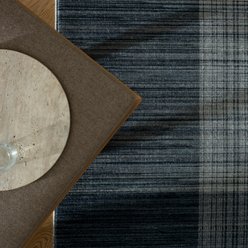 Revival Rugs Porta Rug, Prussian Blue, 5 x 8-ft
