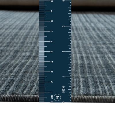 Show full view: Revival Rugs Porta Area Rug, Slate Gray, Prussian Blue, Bone Beige, Cream, 46 x 79-in slide 7 of 9