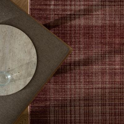 Show full view: Revival Rugs Scozze Area Rug, Crimson Red, Maroon, Bone Beige, Cream, 76 x 110-in slide 3 of 9