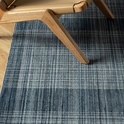 Revival Rugs Scozze Rug, Prussian Blue, 4 x 6-ft slide 2 of 9