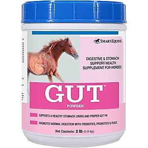 Uckele Gut Digestive & GI Support Formula Powder Horse Supplement, 2-lb jar