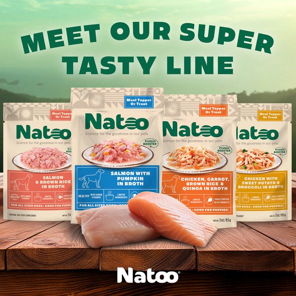 Natoo Chicken, Carrot, Brown Rice & Quinoa Limited Ingredient Dog Food Topper