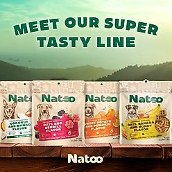 Natoo Oats & Berry Crunchy Biscuit Dog Treats, 8-oz bag slide 2 of 8
