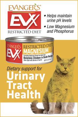 Show full view: Evanger's EVX Restricted Diet Urinary Tract Boneless Chicken Stew Wet Cat Food, 5.5-oz can, case of 24 slide 3 of 10