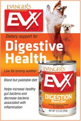 Evanger's EVX Restricted Diet Digestion Bland Diet Chicken Flavor Pate Wet Dog Food, 12.5-oz can, case of 12 slide 2 of 2