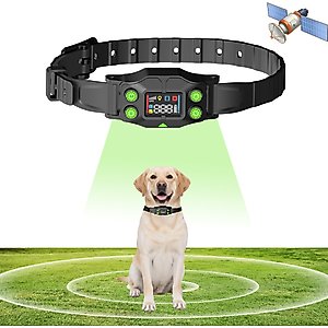 Hoistspark F830 Plus GPS Wireless Fence System Dog Tracker Collar, Medium/Large