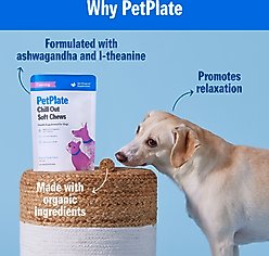 PetPlate Human Grade Chill Out Calming Soft Chews Dog Supplement, 28 count slide 2 of 7