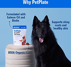 PetPlate Human Grade Up To Fluff Skin & Coat Soft Chews Dog Supplement, 28 count slide 2 of 7