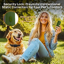Hoistspark 4-in-1 Wireless Fence Remote Dog Training Collar, Green, Medium slide 2 of 9