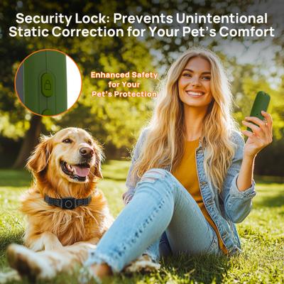 Show full view: Hoistspark 4-in-1 Wireless Fence Remote Dog Training Collar, Green, Medium slide 10 of 11