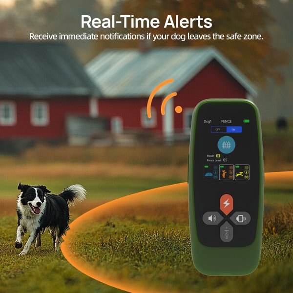 Hoistspark 4-in-1 Wireless Fence Remote Dog Training Collar