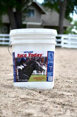 Show full view: Vetline Equine Race Today Lung Health Horse Supplement, 25-lb bucket slide 6 of 7
