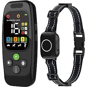 Hoistspark 3-in-1 Remote Dog Training Collar, Black, Medium