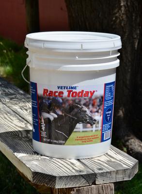 Show full view: Vetline Equine Race Today Lung Health Horse Supplement, 25-lb bucket slide 2 of 7