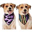 Show in main carousel: Frisco Reversible Bats & Striped Bandana with Pom-Pom Trim Costume, Medium/Large slide 1 of 9