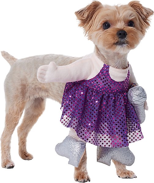 Show full view: Frisco Front Walking Pop Star Dog Costume, X-Small slide 2 of 10