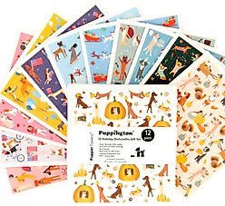 Puppington Christmas Holidays Kitchen Towels, 12 count