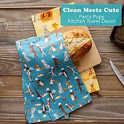 Puppington Pasta Pups & Pizza Pawty Kitchen Towels, 2 count slide 2 of 6