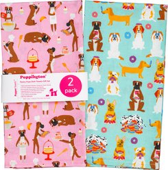 Puppington Pastry Pups Kitchen Towels, 2 count