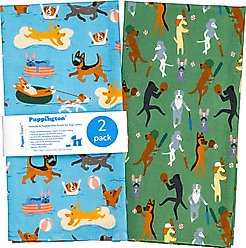 Puppington Fastballs & Floaties Kitchen Towels, 2 count