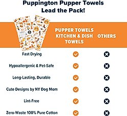 Puppington Harvest Hounds Kitchen Towels, 2 count slide 2 of 6